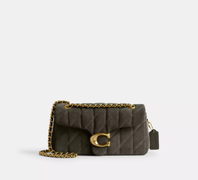 年末好折！Coach专柜款tabby26枕头包 麂皮橄榄绿只要￥3500直邮到手