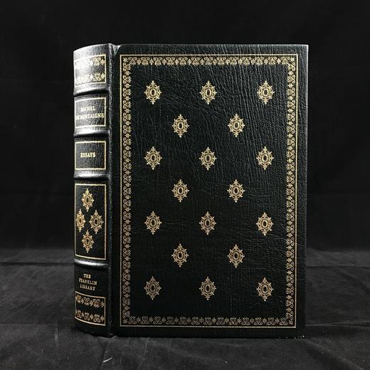 限量版！蒙田《蒙田随笔集》 配插图 富兰克林图书馆豪华皮装本 商品图0