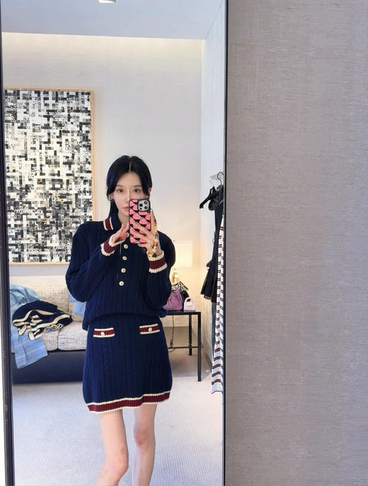 香奈儿 早春新款学院风针织衫(TM) 商品图2