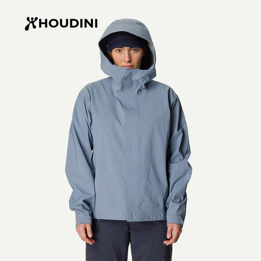 HOUDINI胡丁尼 Five toNine朝五晚九女户外春季防风防水单层冲锋衣810021 商品图0