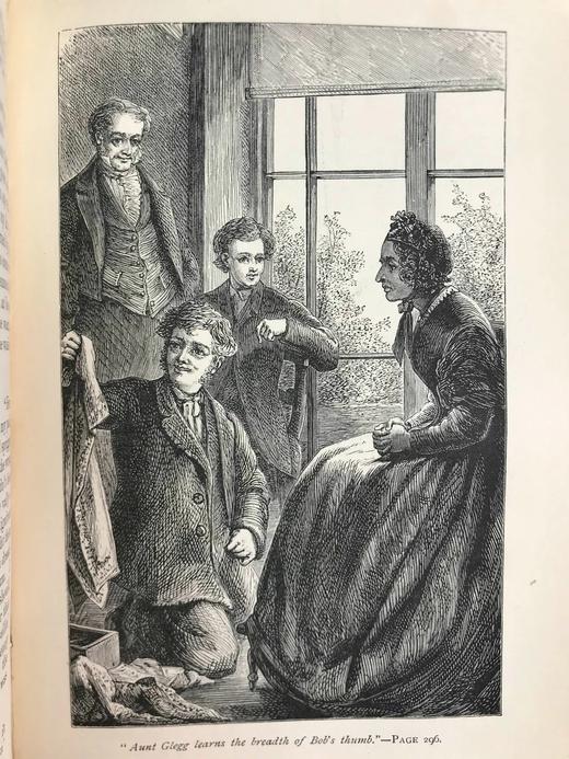 工坊特装本！约19世纪后期 乔治·艾略特作品集（全8卷） 配插图 全真皮精装36开 商品图10