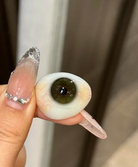 liliyacon 半年抛 墨绿咸菜 直径14.5mm