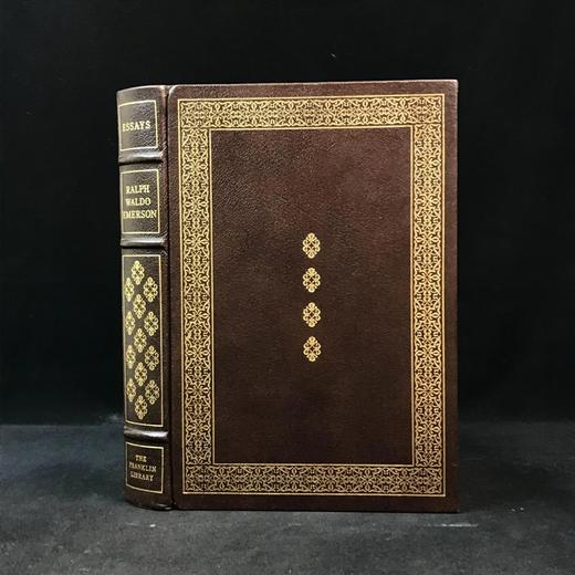 限量版！拉尔夫・沃尔多・爱默生拉尔夫・沃尔多・爱默生：随笔集（第一、二系列）》 富兰克林图书馆豪华皮装本 商品图0