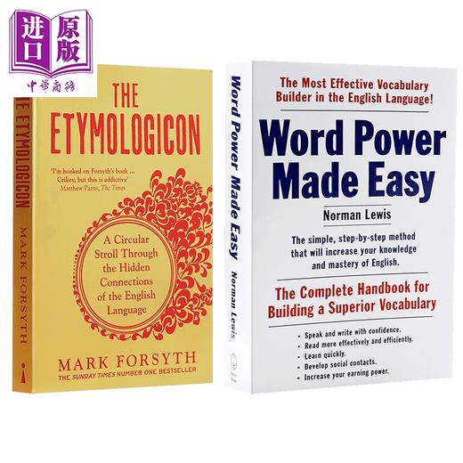 【中商原版】英语单词工具书2册 单词的力量Word Power Made Easy 词源词典The Etymologicon 读完本书你可能会成为一个话痨 商品图0