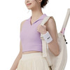【限时秒】YOGACODE【火树银花系列】Polo翻领网球运动背心女带胸垫免穿内衣瑜伽背心DWB116118 商品缩略图4