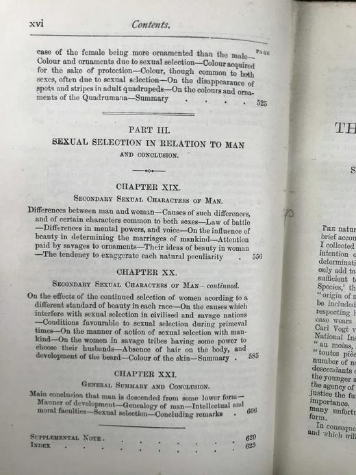 1899年 达尔文《人类的由来及性选择》 数十幅版画插图 漆布精装32开 商品图4
