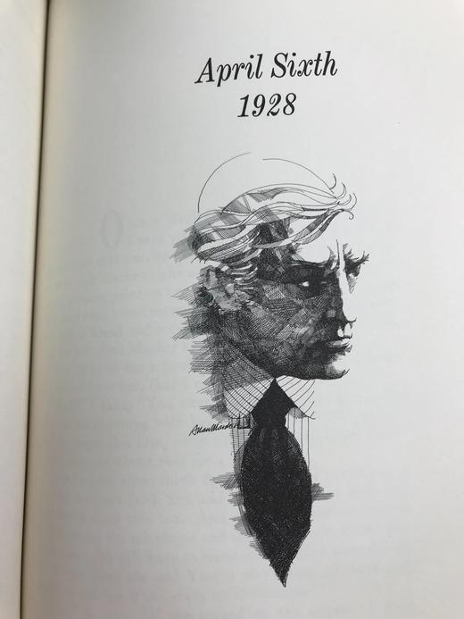 限量版！含藏书票 威廉・福克纳《喧哗与骚动》 配插图 富兰克林图书馆豪华皮装本 商品图11