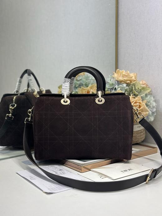 迪奥  顶级进口原厂牛皮手提斜挎包 LADY DIOR 新款手袋 （LZ） 商品图2