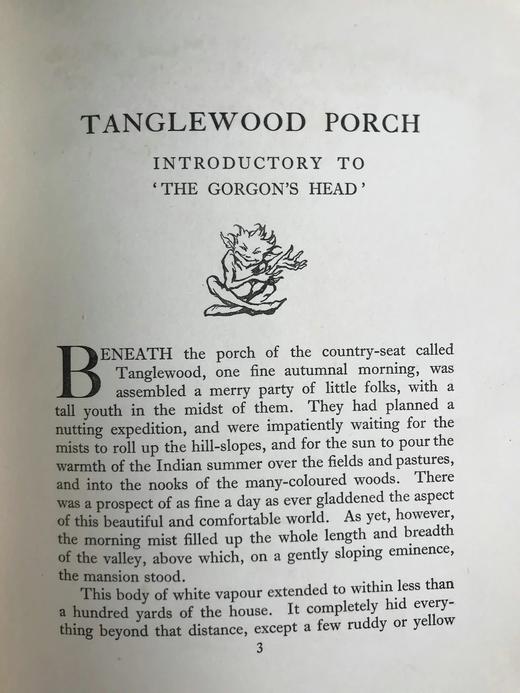 约20世纪早期 霍桑《神奇故事集》 鬼才拉克姆24幅手工贴图 漆布精装16开 商品图14