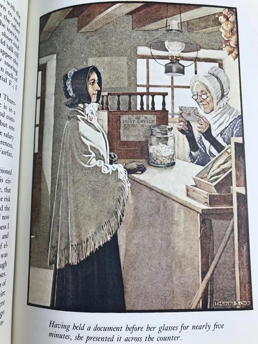 限量版！夏洛蒂・勃朗特《简・爱》 配插图 富兰克林图书馆豪华皮装本 商品图9