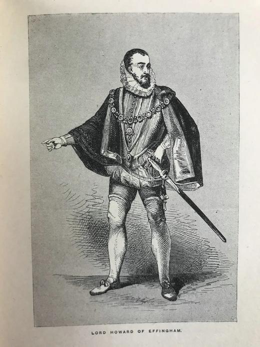 1900年 西班牙无敌舰队的故事 17幅插图 全真皮精装64开 商品图12