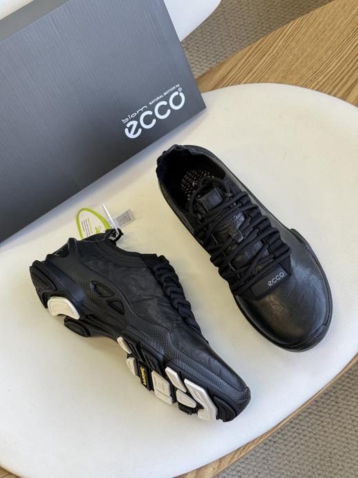 ECCO爱步运动男鞋25周年新款百搭轻盈舒适黑色跑步鞋健步 商品图2