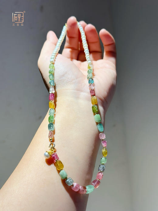 绽放“女神月”三生石彩虹碧玺合集 商品图5