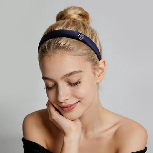 大英博物馆 天鹅棋盘系列 天鹅之梦 蓝色发箍 商品图3