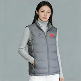 【25双面羽绒马甲】双层胆布保暖正反两穿男女同款90鸭绒马甲03h