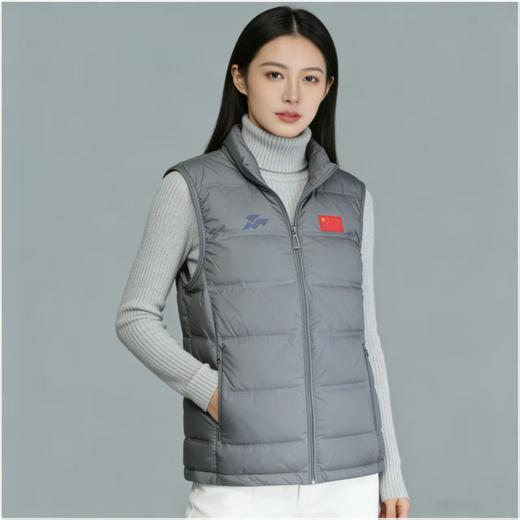 【25双面羽绒马甲】双层胆布保暖正反两穿男女同款90鸭绒马甲03h 商品图0