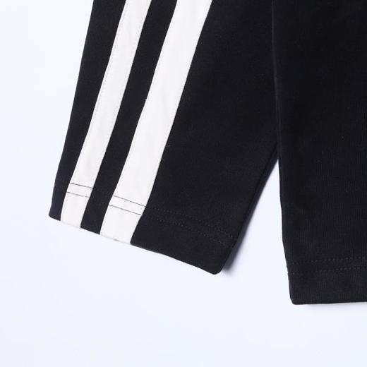 26WY15SDSA男士秋冬新款痞帅男装韩版装饰织带印花字母圆领长袖T恤百搭 商品图4