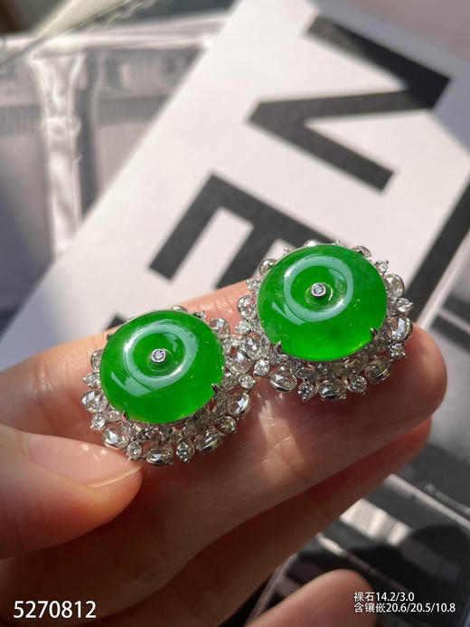 平安扣耳钉【5270812】具体价格微信咨询 商品图5