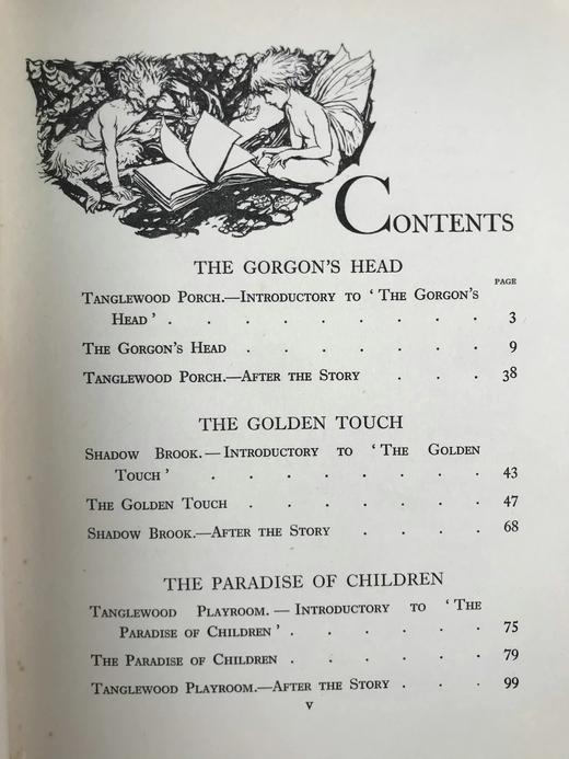 约20世纪早期 霍桑《神奇故事集》 鬼才拉克姆24幅手工贴图 漆布精装16开 商品图4