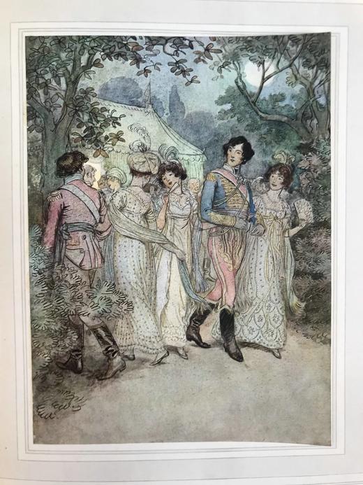 1901年 詹姆斯·巴里《名门街》 休·汤姆森22幅彩色手工贴图 漆布精装16开 商品图7