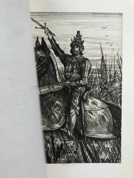 工坊特装本！1911年 莎士比亚历史剧与诗歌集 配插图 真皮精装32开 商品图6