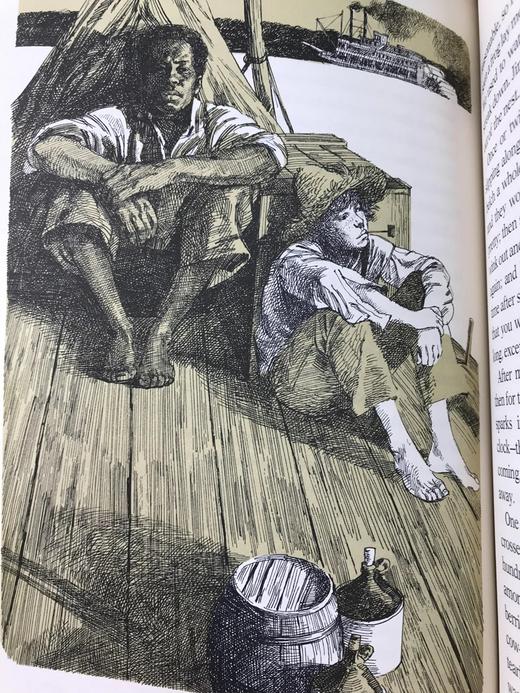 限量版！马克・吐温《哈克贝利・费恩历险记》 配插图 富兰克林图书馆豪华皮装本 商品图7