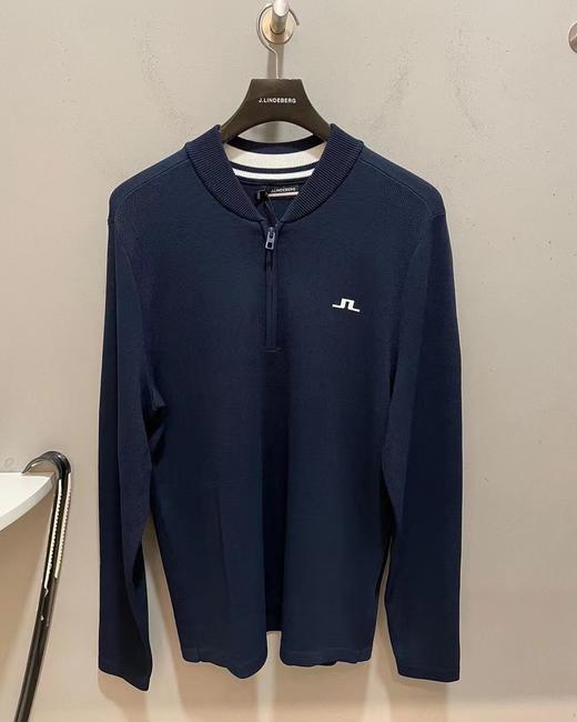 JL新款男士套头半拉链针织衫，非常显瘦好穿的常规版型W121910-62 商品图1