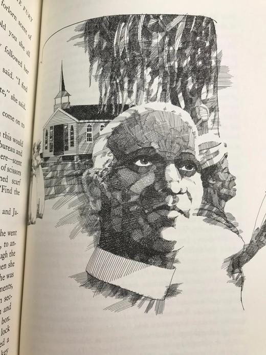 限量版！含藏书票 威廉・福克纳《喧哗与骚动》 配插图 富兰克林图书馆豪华皮装本 商品图7