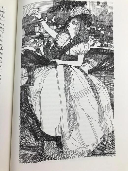 限量版！埃米尔・左拉《娜娜》 配插图 富兰克林图书馆豪华皮装本 商品图5