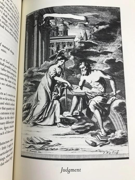 限量版！含藏书票  笛卡尔《笛卡尔哲学著作集》 配插图 富兰克林图书馆豪华皮装本 商品图7