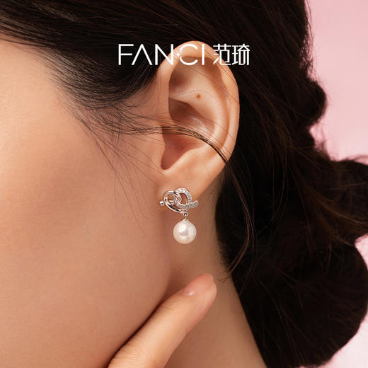 Fanci范琦约定系列约定珠光耳环法式轻奢复古女少女风送女生闺蜜 商品图4