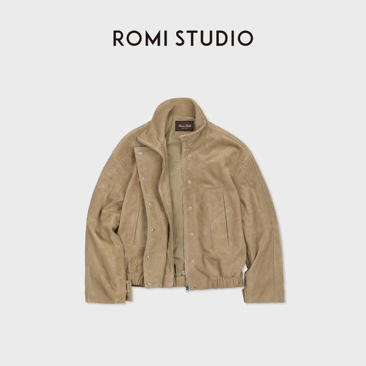 ROMI STUDIO“丝光牛绒”新西兰进口牛绒皮立体裁剪皮衣 RWCWWG6117 商品图2