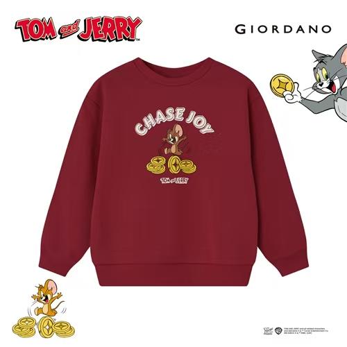 佐丹奴童装【猫和老鼠联名款】圆领杰瑞印花卫衣03086612 商品图0