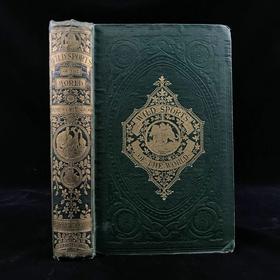 约19世纪后期 自然罗曼司 约百幅木版画插图 漆布精装大32开