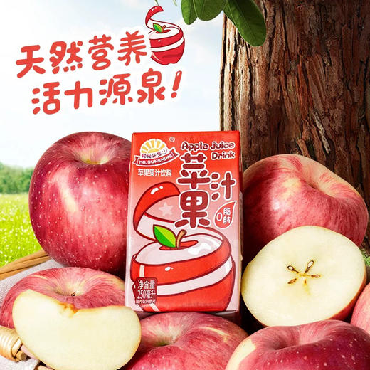 阳光先生苹果汁饮料盒装饮料 商品图0