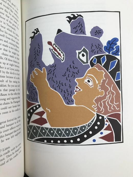 限量版！弗朗索瓦・拉伯雷《巨人传》 配插图 富兰克林图书馆豪华皮装本 商品图6