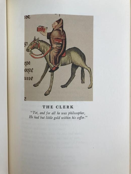 限量版！杰弗里・乔叟《坎特伯雷故事集》 配插图 富兰克林图书馆豪华皮装本 商品图6