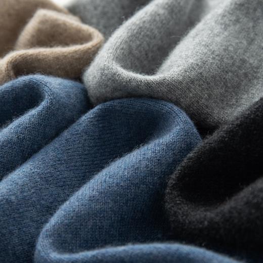 红览 高领100%纯羊毛衫男士秋冬套头毛衣X-203 商品图2