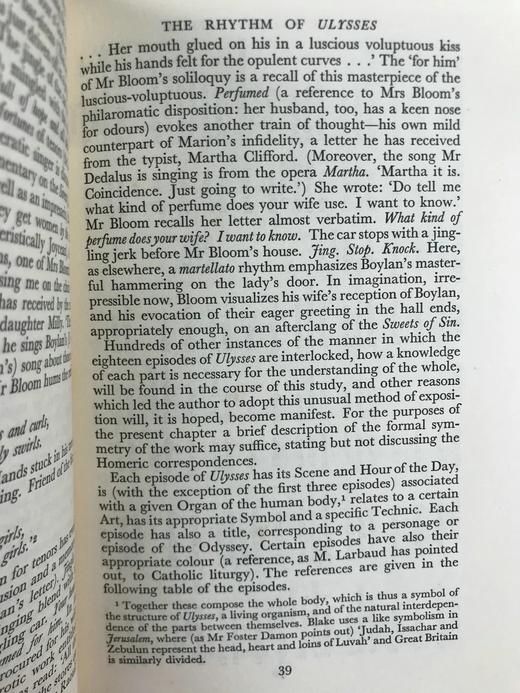 1932年 斯图尔特·吉尔伯特《乔伊斯〈尤利西斯〉研究》 精装32开 商品图5
