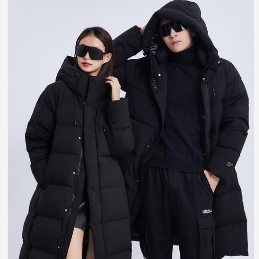 热卖！冬季必备90鹅绒长款/短款羽绒服 情侣款黑钻鹅绒轻盈保暖羽绒服 商品图0