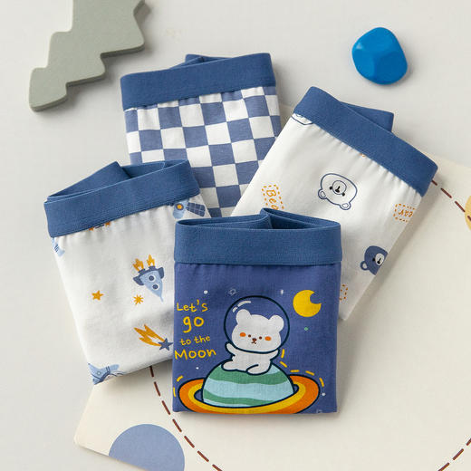 ⁴【男童平角内裤】码偏小 建议拍大一码  卡通款 110码-150码可选 YC04--CR-BDT 商品图3