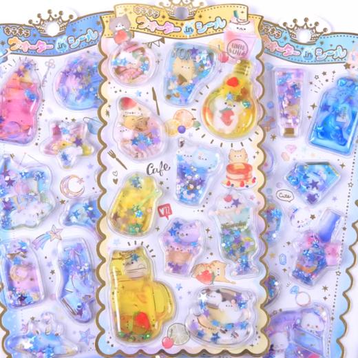 闪乐牌儿童玩具 SL-TE多彩烫金灌油贴 1张 商品图3