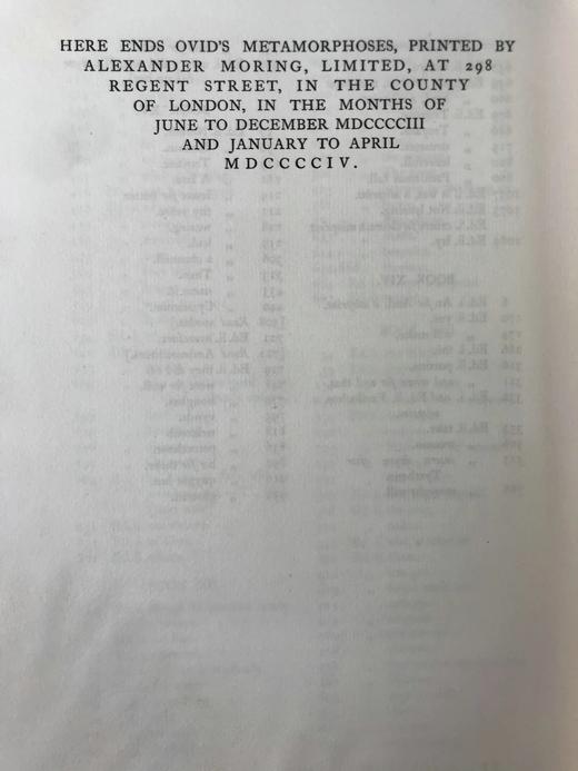限量版有编号！1904年 奥维德《变形记》 布脊精装大16开手工纸毛边装帧 商品图10