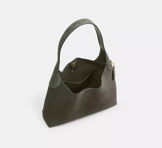 再降！Coach专柜款新晋网红Brooklyn 39 麂皮橄榄绿色 原价5k，现在只要￥1999直邮到手 商品图4