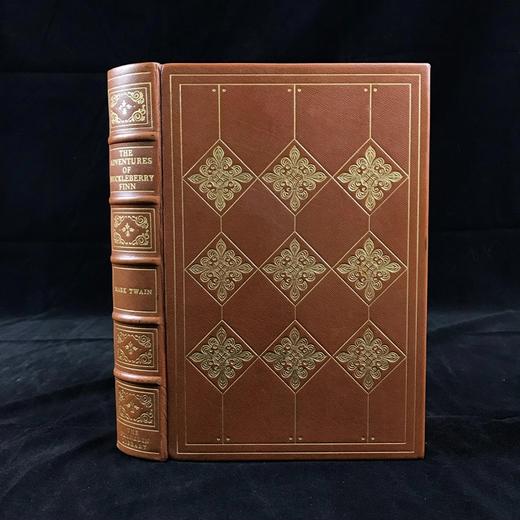 限量版！马克・吐温《哈克贝利・费恩历险记》 配插图 富兰克林图书馆豪华皮装本 商品图0