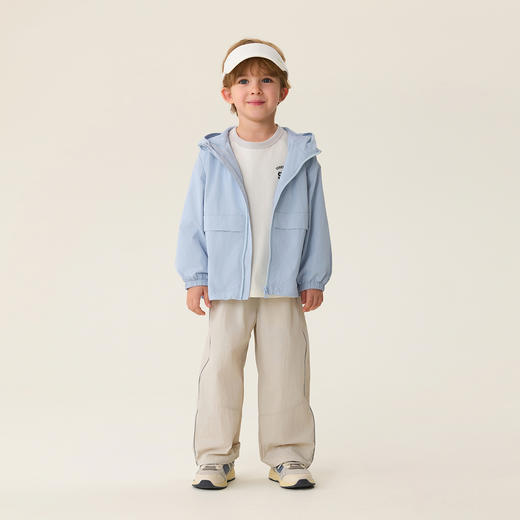 马克珍妮城市运动男童连帽外套2026年春装新款560007 商品图3