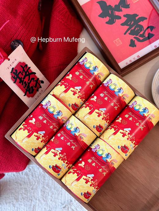 赫本木风新年花香垃圾袋 垃圾袋中的爱马仕巨厚实，到手200个  诚意满满！马年新款垃圾袋 商品图1