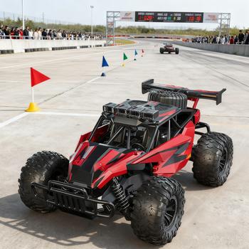 妙贝乐RC遥控越野高速漂移攀爬四驱遥控赛车玩具男孩生日礼物礼盒 商品图6