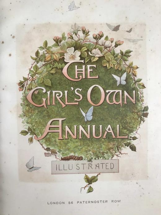 1889年 女孩杂志 数百幅精美插图 漆布精装16开 商品图3