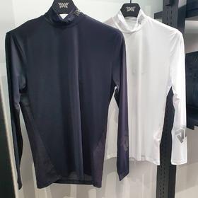 男士薄款可外穿打底衣来了！这款轻量打底衣，面料触感柔滑，穿在身上有种润润的丝滑感觉，而且吸湿排汗弹力大，两种功能面料拼接剪裁，立体合身不紧勒，颗粒渐变设计的LOGO印花！